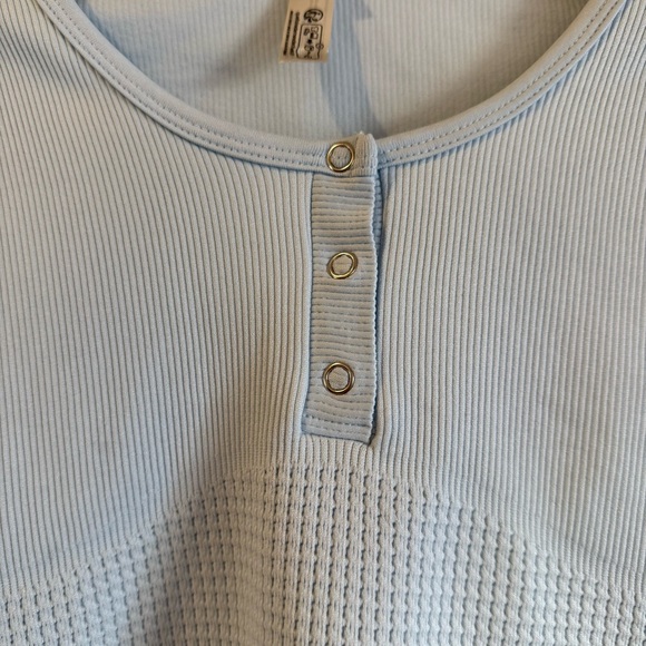 NEW Free People Movement Bail Out Crop Thermal Knit Top - Picture 4 of 12